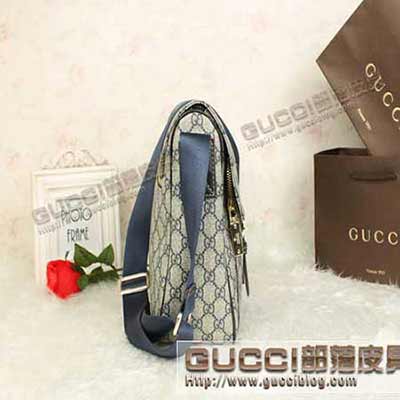 新款時尚男士單肩包 斜跨包 防水材料 爆款款 藍322712