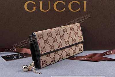 長款女錢包 休閑帆布三折錢夾 手拿零錢包 帆布手包 154181杏布啡皮