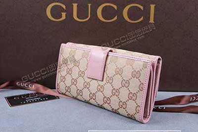 帆布女式錢包 長款三折女錢包 大容量錢夾 特價 167464淺杏布粉紅皮