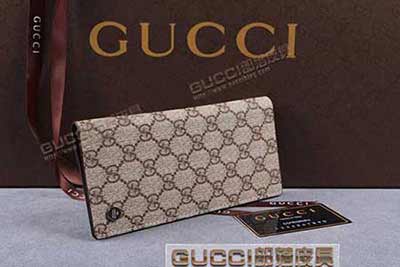 gucci 203841 啡PVC啡皮 古奇pvc錢包