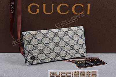 gucci 203841 藍PVC藍皮 古奇pvc錢包