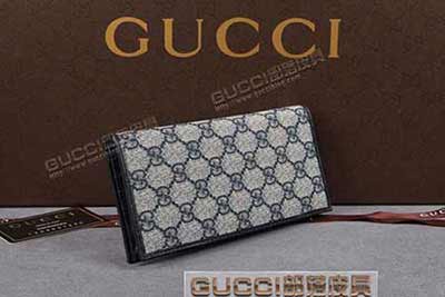 gucci 245887 藍PVC藍皮 古奇pvc錢包