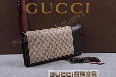 gucci 257123 小啡PVC啡皮 古奇pvc錢包