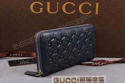 269365 全皮壓花錢包 藍皮