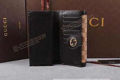 代買專賣店帆布錢包 女長款三折女錢包 大容量真皮錢包 女錢夾 269970杏布啡皮