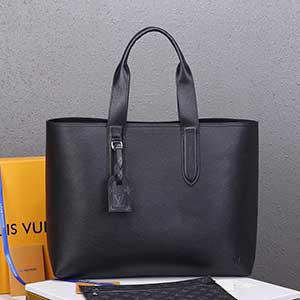 路易威登男包M52817 LV棋盤格手提公文包 男士公務包