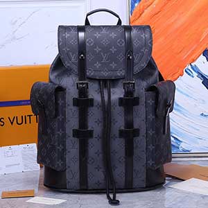 新品Monogram Eclipse Reverse帆布Christopher 小號(hào)雙肩包M45419