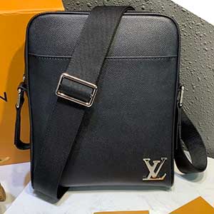 路易威登經典原版M30265ALEX小號郵差包，男士真皮包價