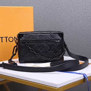 LV黑花男包 專柜斷貨款SOFT TRUNK迷你手袋M55702