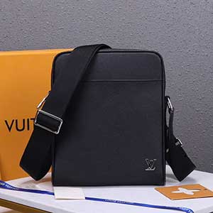 路易威登經(jīng)典Taga皮革Alex小號郵差包，男士單肩真皮包M30265