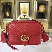 GUCCI古奇 專柜品質(zhì) 采用進(jìn)口牛皮 原廠五金！精致做工 獨(dú)家實(shí)物拍照 質(zhì)量如圖可見 款號：498100尺寸：25*19*8