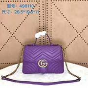 GUCCI古奇 專柜品質 采用進口牛皮 原廠五金！精致做工 獨家實物拍照 質量如圖可見 款號：498110尺寸：26.5*19.5*11