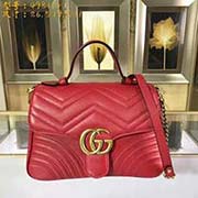 GUCCI古奇 專柜品質 采用進口牛皮 原廠五金！精致做工 獨家實物拍照 質量如圖可見 款號：498110尺寸：26.5*19.5*11