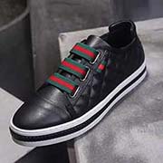  羊里 升級版本GUCCI每天必推的 品質2018春夏新款古弛 時裝秀男裝精品 原版拆解制作 進口原版牛皮 羊里進口原版橡膠大底舒適度 ｛高品質 看得見｝碼數:38-44！黑色/白色