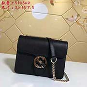 古琦原單貨 皮質(zhì)柔軟 精致滑蓋鎖 定制五金配件 G 新季度再續(xù)經(jīng)典