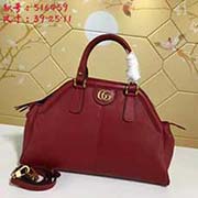 gucci古奇GUCCI新款REBELLE系列手袋擁有柔軟構造和大氣廓形 肩背 手提兩相宜 帶上你對墨守成規的反叛之心 邁開大步 自信向前型號: 516459尺寸：寬39*高25*側寬11顏色：紅色