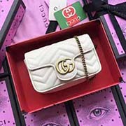 GUCCI古奇 不管是用料 做工 logo 鋼印 編碼 走線 每一個細節(jié)都將古奇的精彩內(nèi)涵表現(xiàn)得淋漓盡致 質(zhì)量保證 售后無擔憂 原廠材料！實物拍攝 質(zhì)量如圖可見 型號：476433尺寸：16.5*10