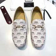  GUCCI高等代買 男士2018HK專柜同步發售。意大利進口牛皮+真皮內里 鞋底：原廠特供原版底 獨家活動成型底超級舒適 原廠跟單貨 高品質 細節決定品質38-45