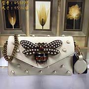 GUCCI古奇 專柜品質 采用進口牛皮 原廠五金！精致做工 獨家實物拍照 質量如圖可見 款號：453778尺寸：25*16*4