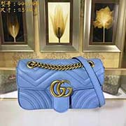 小號GUCCI古奇 專柜品質 采用進口牛皮 原廠五金！精致做工 獨家實物拍照 質量如圖可見 款號：446744尺寸：23*14*6