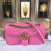 中號GUCCI古奇 專柜品質(zhì) 采用進(jìn)口牛皮 原廠五金！精致做工 獨家實物拍照 質(zhì)量如圖可見 款號：443497尺寸：26*21.5*7