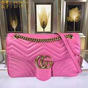 大號GUCCI古奇 專柜品質(zhì) 采用進口牛皮 原廠五金！精致做工 獨家實物拍照 質(zhì)量如圖可見 款號：443496尺寸：31*19*7