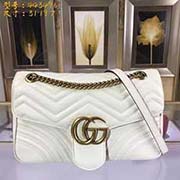 大號GUCCI古奇 專柜品質 采用進口牛皮 原廠五金！精致做工 獨家實物拍照 質量如圖可見 款號：443496尺寸：31*19*7