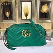 大號GUCCI古奇 專柜品質(zhì) 采用進(jìn)口牛皮 原廠五金！精致做工 獨家實物拍照 質(zhì)量如圖可見 尺寸：24*13*7款號：447632