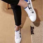 巴寶莉新款～男士休閑鞋 全新米蘭時裝時尚的設