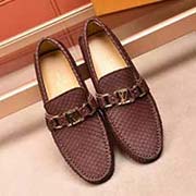 羊里路易威登·louisvuitton 2018春夏專柜GLORIA系列款 原廠特供皮料生產(chǎn) 原版楦型。以遍布鞋面的Monogram壓紋等精致工藝細(xì)節(jié)展現(xiàn)優(yōu)雅風(fēng)貌的經(jīng)典開車套腳休閑鞋 意大利進(jìn)口小牛皮