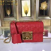 GUCCI古奇 專(zhuān)柜品質(zhì) 采用進(jìn)口牛皮 原廠五金！精致做工 獨(dú)家實(shí)物拍照 質(zhì)量如圖可見(jiàn) 款號(hào)：409487尺寸：20*12.5*8