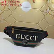 gucci古奇 GUCCI新款 國際矚目的包包——Gucci print leather 隨性別致的腰包宛如實用的飾品 為時髦人士輕裝出行注入別樣活力款號: 527792尺寸：寬22*高13*側寬5.