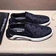  實物拍攝 無P圖 阿瑪尼 官網 爆新品 時尚潮流 百搭款 鞋面進口絲綢布 全羊皮內里 原版特供大底 2018專柜同歩發售 潮男畢備 碼數 38－44