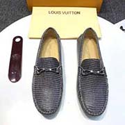 LV高等代買款 男士 2017新款官網同步 意大利進口絲綢牛皮面+原版壓格 全進口羊皮里 完全一比一復刻 鞋底：原廠特供原版底 獨家活動成型底超級舒適 原廠跟單貨 高品質看細節 歡迎對比 38一45