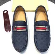 LV高等代買款 男士 2017新款官網(wǎng)同步 意大利進口絲綢牛皮面+原版壓格 全進口羊皮里 完全一比一復刻 鞋底：原廠特供原版底 獨家活動成型底超級舒適 原廠跟單貨 高品質看細節(jié) 歡迎對比 38一45