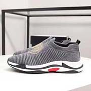  古奇GUCCI官網新款休閑運動鞋 潮款時尚男鞋 版型簡潔大氣 面料原版1::1進口織布 官網指定橡膠發(fā)泡耐磨休閑大底 38-43碼