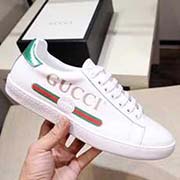 情侶款 3D打印新款 全套包裝 高等版本。古奇高等版。此款為小白鞋經典款。全套包裝請各位老板看清楚我家鞋子的走線。肯定高等『 Gucci 』古奇 Ace Sneakers小白鞋 再次顛覆了傳統小白鞋的