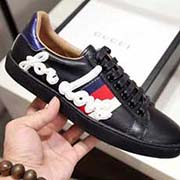 。官網。情侶款 全套包裝 黑色高等版 此款為小白鞋黑色高等版。請各位老板看清楚我家鞋子的走線。肯定高等『 Gucci 』古奇 Ace Sneakers小白鞋 再次顛覆了傳統小白鞋的設計 N多明星有演繹