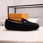 . LOUIS VUITTONLV 男士 樂福鞋 休閑 駕車鞋 豆豆鞋！專柜同步～代買貨！原版進口磨砂皮 豬皮內里 吸汗豬皮墊腳 原版橡膠大底！size：38-45