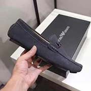  Armani阿瑪尼 2018時尚經(jīng)典男鞋 高品質 休閑豆豆男鞋 大師級設計創(chuàng)造時尚 成功男士品味助力 防滑出行 休閑 旅游 佳選擇！ 材質：意大利進口磨砂皮 內(nèi)里：舒適透氣豬里 大底：原版復刻大底