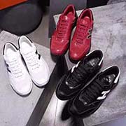 愛馬仕全真皮新報到 2018SS 炸街款新夏季男韓版老爹鞋 專柜櫥窗款！面料采用牛皮面料 后根海棉包邊領口不割腳 專柜級別版型 時尚H字母設計 羊皮內里舒爽透氣 精良上腳效果 車工精湛。碼數：38