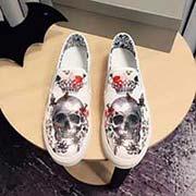 McQueen麥昆新款2018麥昆男鞋新款休閑單鞋 特殊工藝 高等代買 男士專柜同步發售 意大利進口防水布料+金屬扣特供原版底 超級舒適 好品質 看得見 實物拍攝Size：38-44