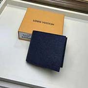 M62288 十字紋蘭 這款錢夾極富現代典雅風味 以柔軟的Epi皮革制作 功能性極佳 容易攜帶 可輕易收納入后口袋或手袋