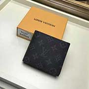 M62288 黑花這款錢夾極富現代典雅風味 以柔軟