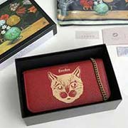 原單出品 貓頭印花新款mini包 能輕松容納plus手機 口紅 小卡包 521552紅色 18.5cmx10cmx4.5cmx