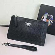 原單貨原單印圖卡片 2VF001大號 Prada新款手包 意大利高等牛皮質(zhì)感極好 長25高20寬2cm 大象紋黑色