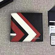 PRADA男士短款錢夾 專柜新款式 官網同步 2M05