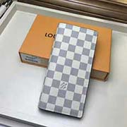 N63506 白格 BRAZZA 錢(qián)夾 融合運(yùn)動(dòng)風(fēng)格細(xì)節(jié)與奢華設(shè)計(jì)才藝的Matchpoint系列摩登男士的時(shí)尚之選 經(jīng)典Brazza錢(qián)夾 Damier Coastline帆布材質(zhì) 線條利落 風(fēng)格優(yōu)雅