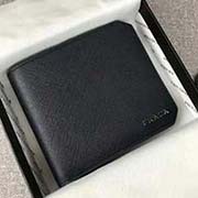 PRADA經(jīng)典爆款男士短款錢夾 八個(gè)卡位 兩個(gè)大鈔位 官網(wǎng)同步 2M0513 深藍(lán)圓角五字嘜 意大利高等原單十字紋牛皮質(zhì)感極好 長11cm高9.5cm