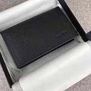 PRADA爆款男士卡包 專柜新款式 官網同步 2MC122 黑色壓字嘜 意大利高等原單十字紋牛皮質感極好 長11cm高6.5cm